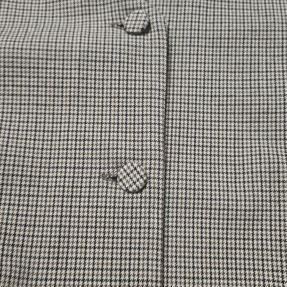 Abercrombie & Fitch Houndstooth Vest in Brown and Black - Picture 5 of 16